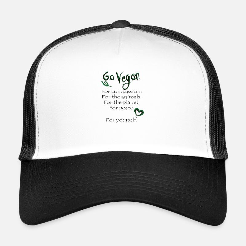 GO VEGAN Casquette trucker 