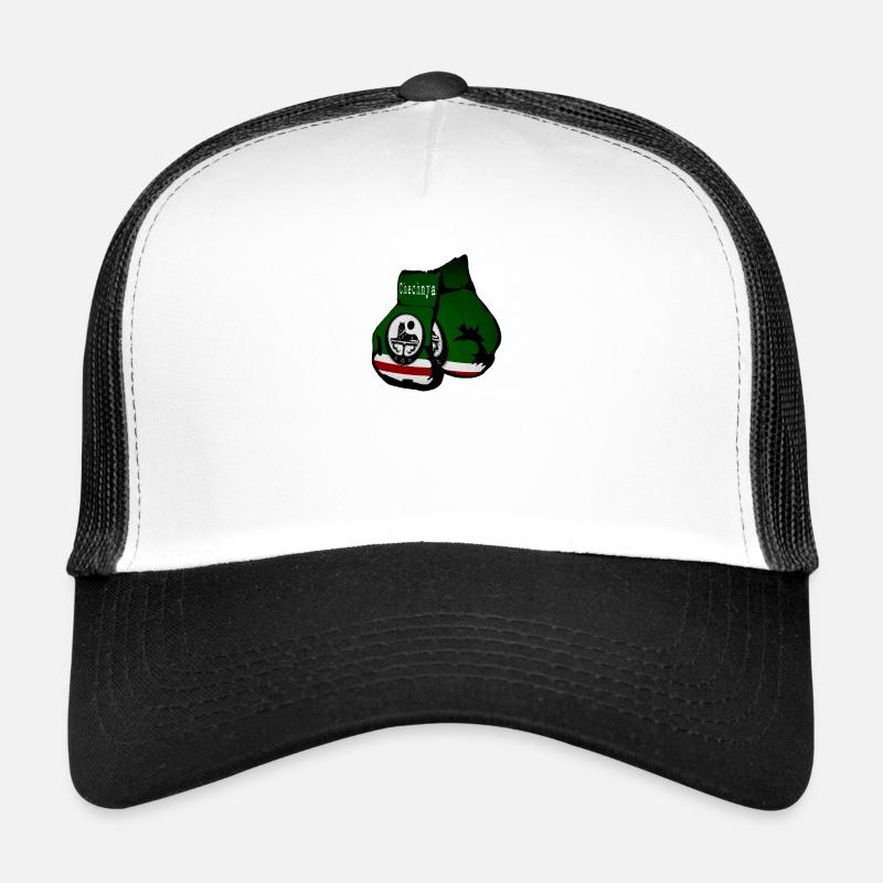 Chechnya Boxing Glove chechen Fighter Trucker Cap