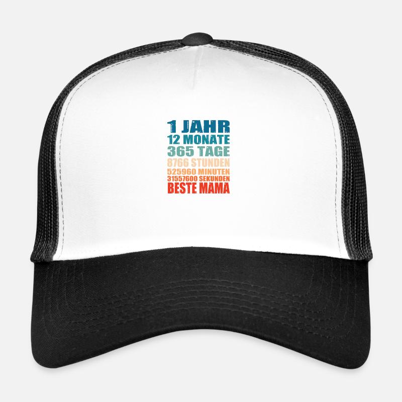 1 Jahre Beste Mama Spruch Muttertag Geschenk Trucker Cap