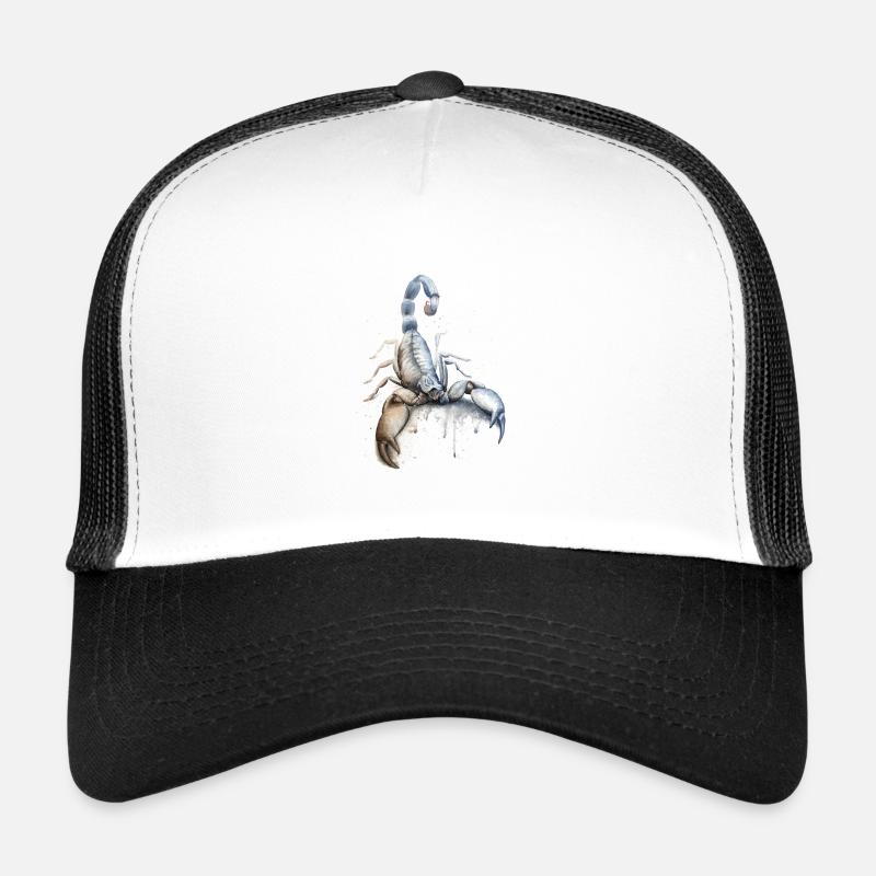 Sternzeichen Skorpion - Trucker Cap - Weiß/Schwarz