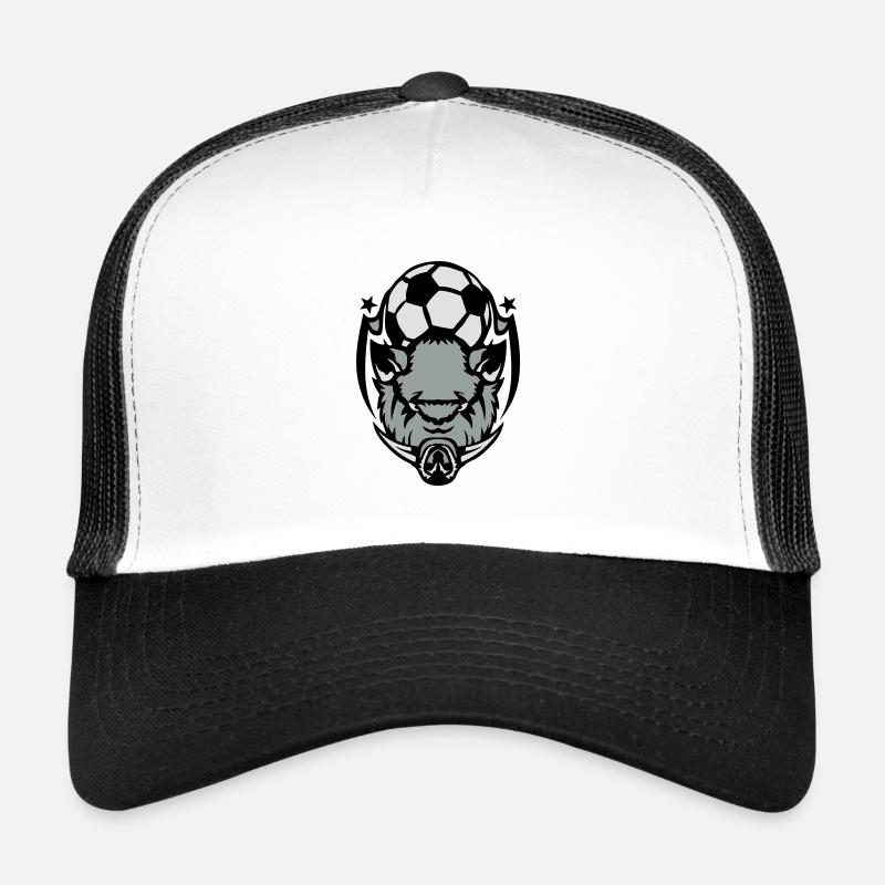 Fußball Fußball-Logo wilden Eber boar3 Trucker Cap