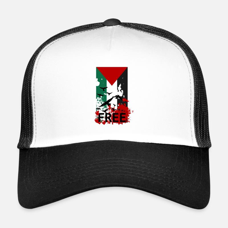 sang libre de gaza Casquette trucker 