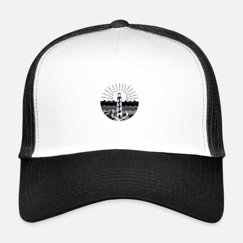 Leuchtturm Meer Ozean maritim Trucker Cap
