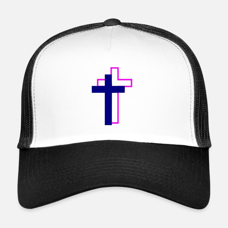 Kreuze - Trucker Cap - Weiß/Schwarz