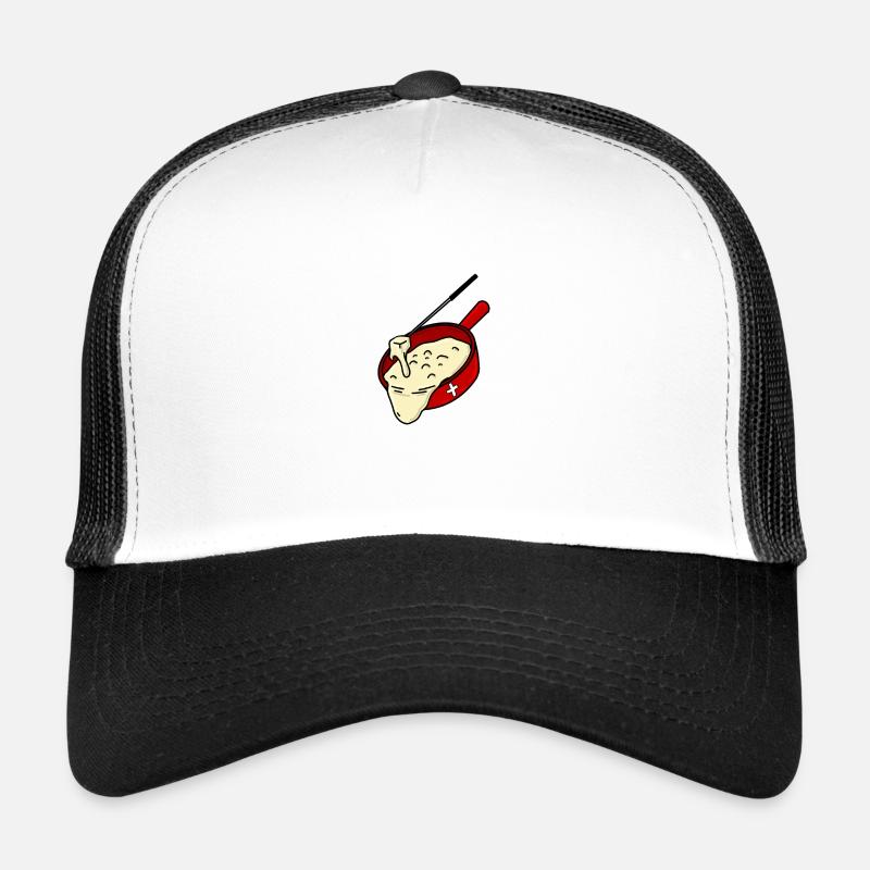 Fondue au fromage Casquette trucker 