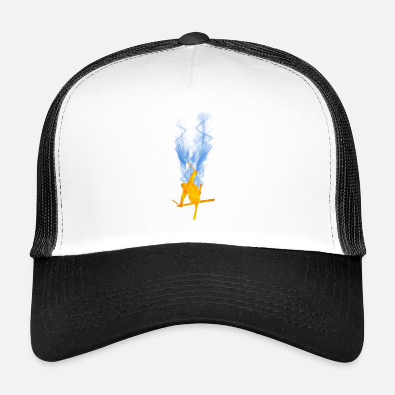 Flamme de ski acrobatique Casquette trucker 