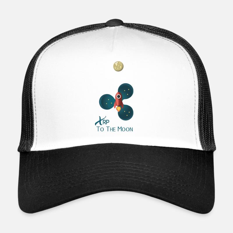 Ondulation de XRP sur la lune Casquette trucker 