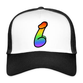 Gay - Trucker Cap - white/black - Front