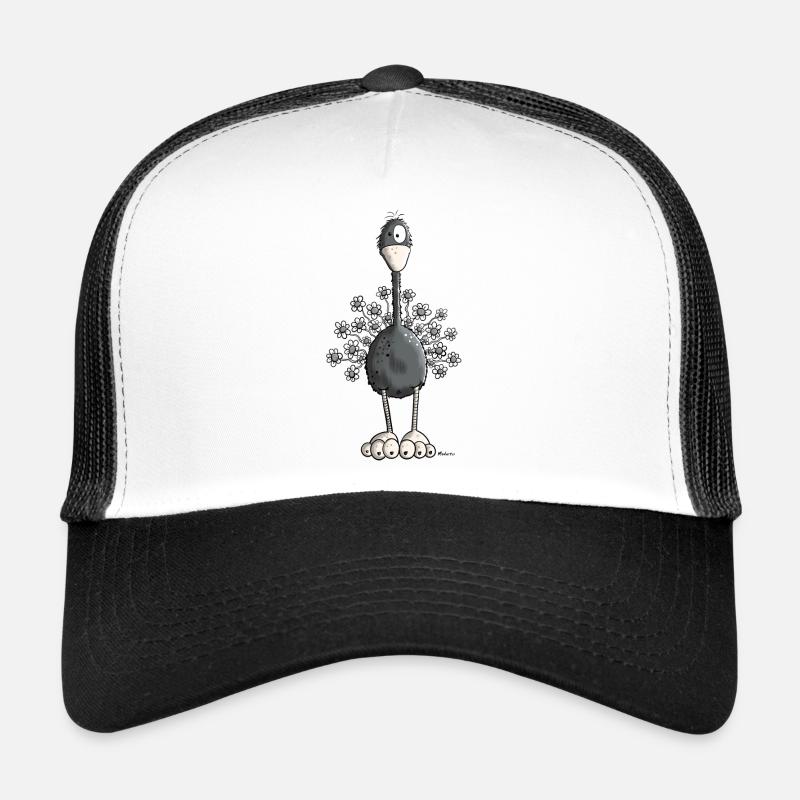 Funny Ostrich Trucker Cap