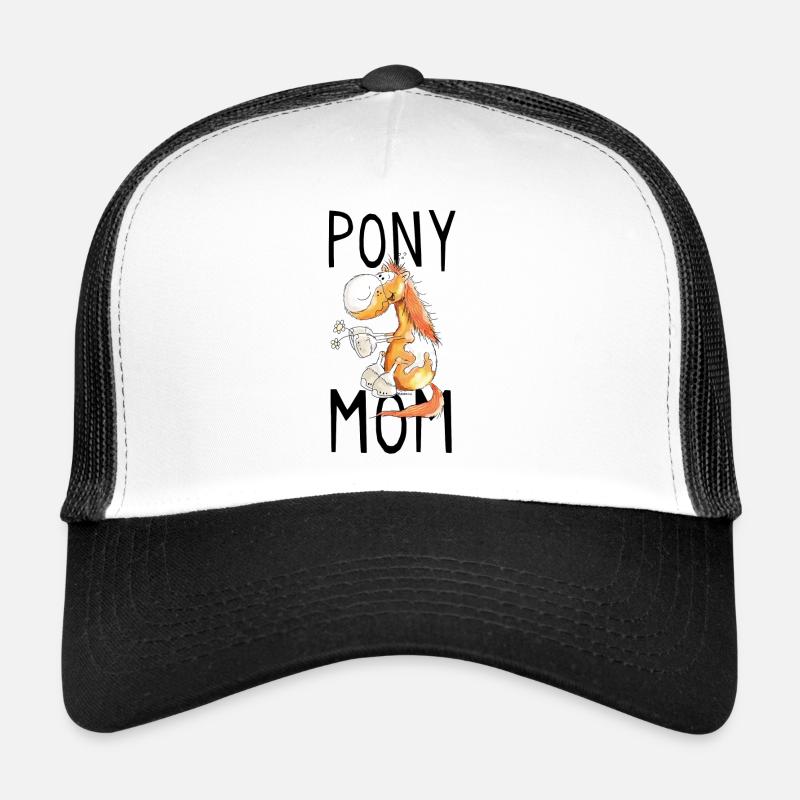 Pony Mom - Ponys - Pferd - Pferde - Fuchs - Comic Trucker Cap