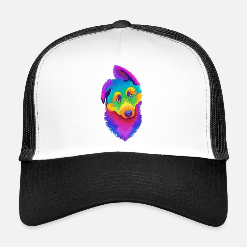 Chiot allemand de berger de Pop Art Casquette trucker 