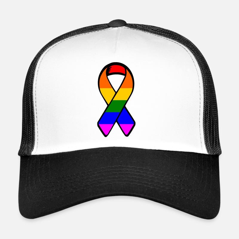 Lgbt - Trucker Cap - Weiß/Schwarz