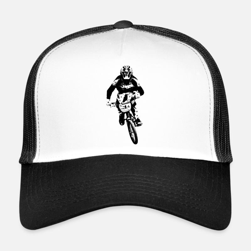 BMX-Rennen - Trucker Cap - Weiß/Schwarz