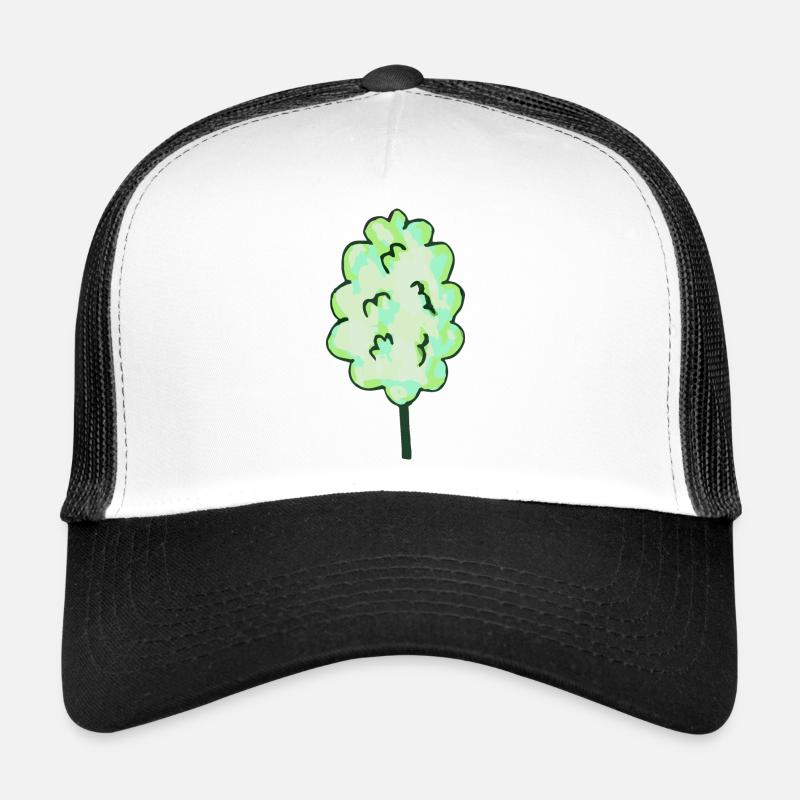 Barbe à papa vert Casquette trucker 