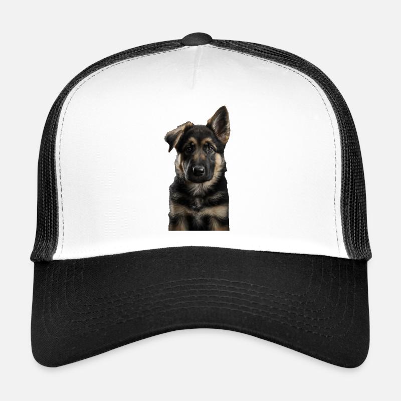 German Shepherd Puppy V II Trucker Cap