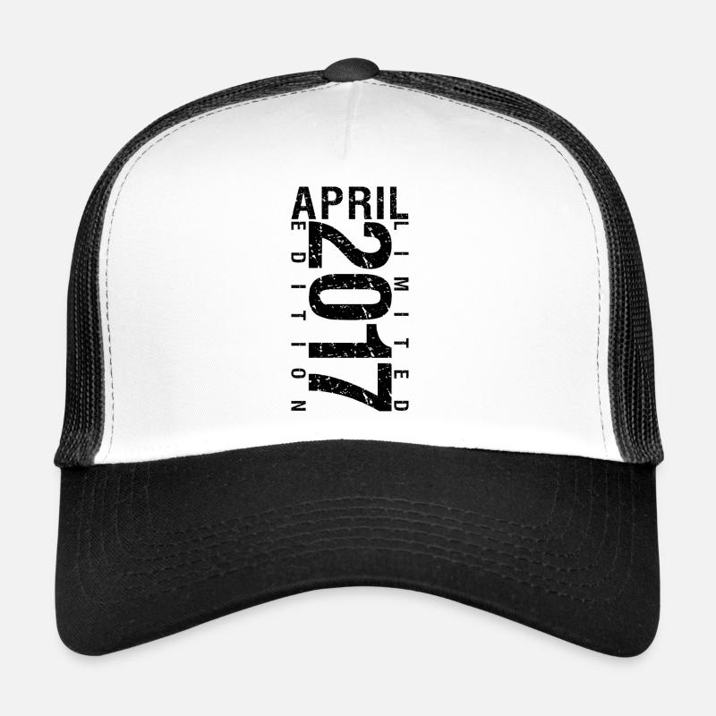 Anniversaire Avril 2017 Avril né en Avril 2017 Casquette trucker 