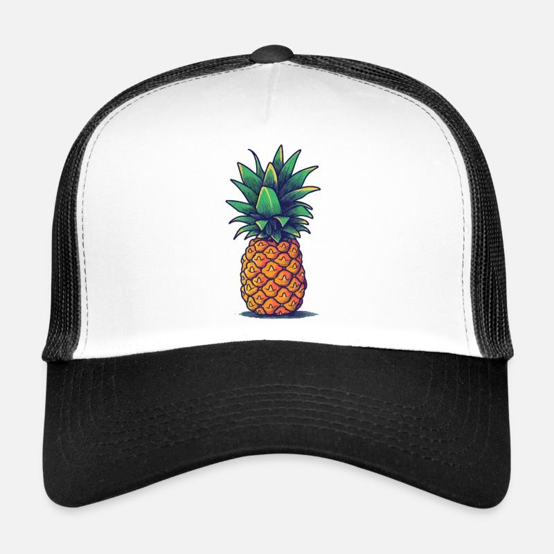 Pineapple - Trucker Cap - white/black