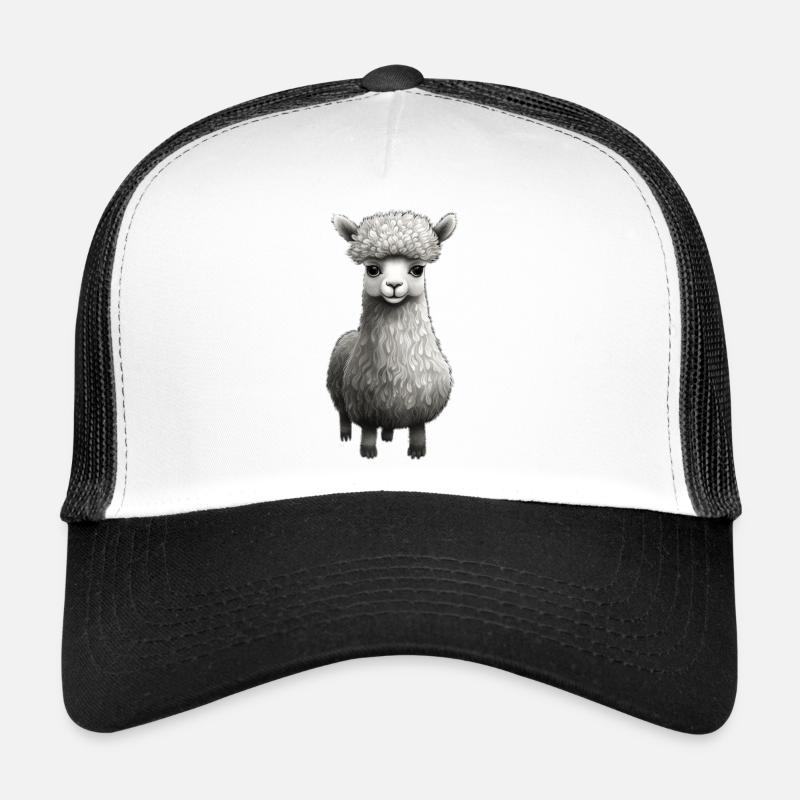Süßes Alpaka Trucker Cap