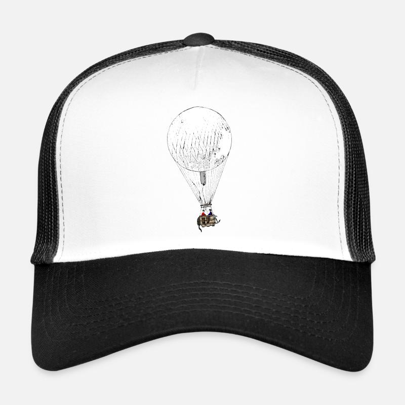 Heißluftballon - Trucker Cap - Weiß/Schwarz