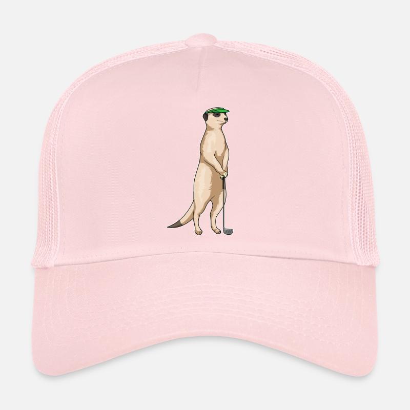 Erdmännchen Golf Golfschläger Trucker Cap