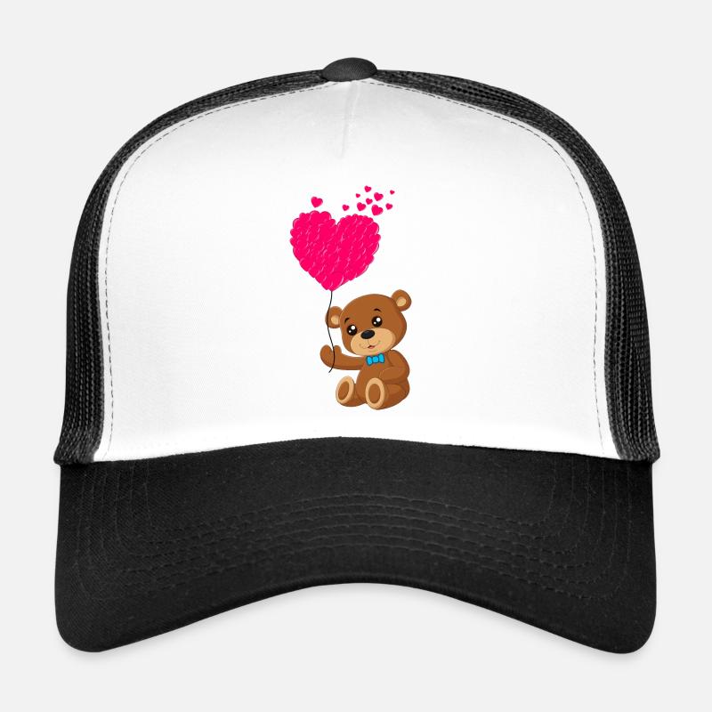 Teddy bear with a heart Trucker Cap