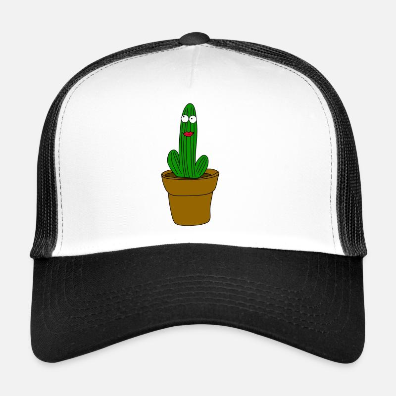 Cactus avec visage Casquette trucker 