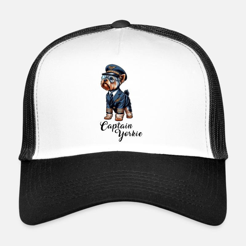 Yorkshire Terrier Pilot Trucker Cap