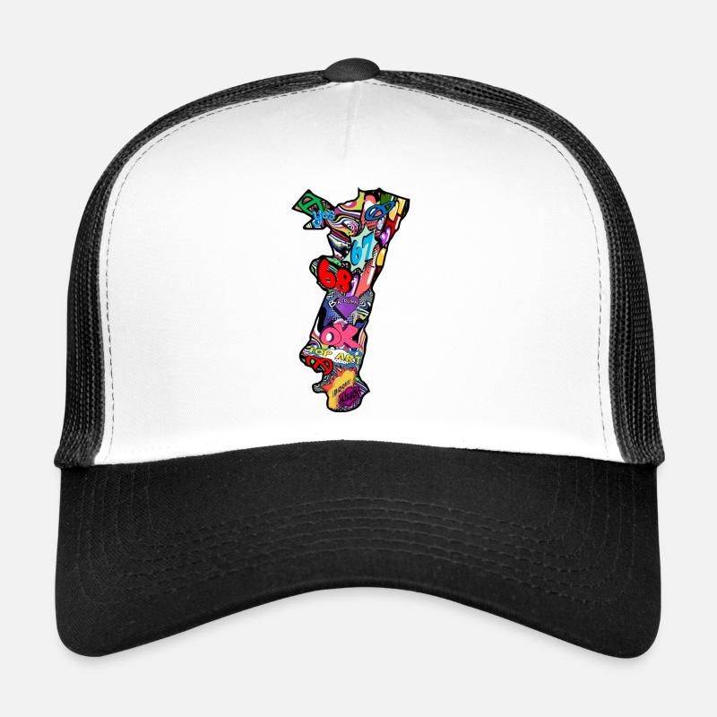 Alsace Pop Art Region Trucker Cap