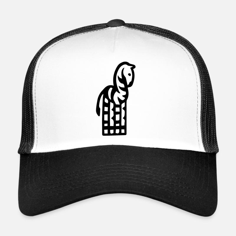 Cute zebra illustration! - Trucker Cap - white/black