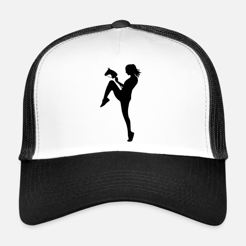 hobby horsing - Trucker Cap - Weiß/Schwarz