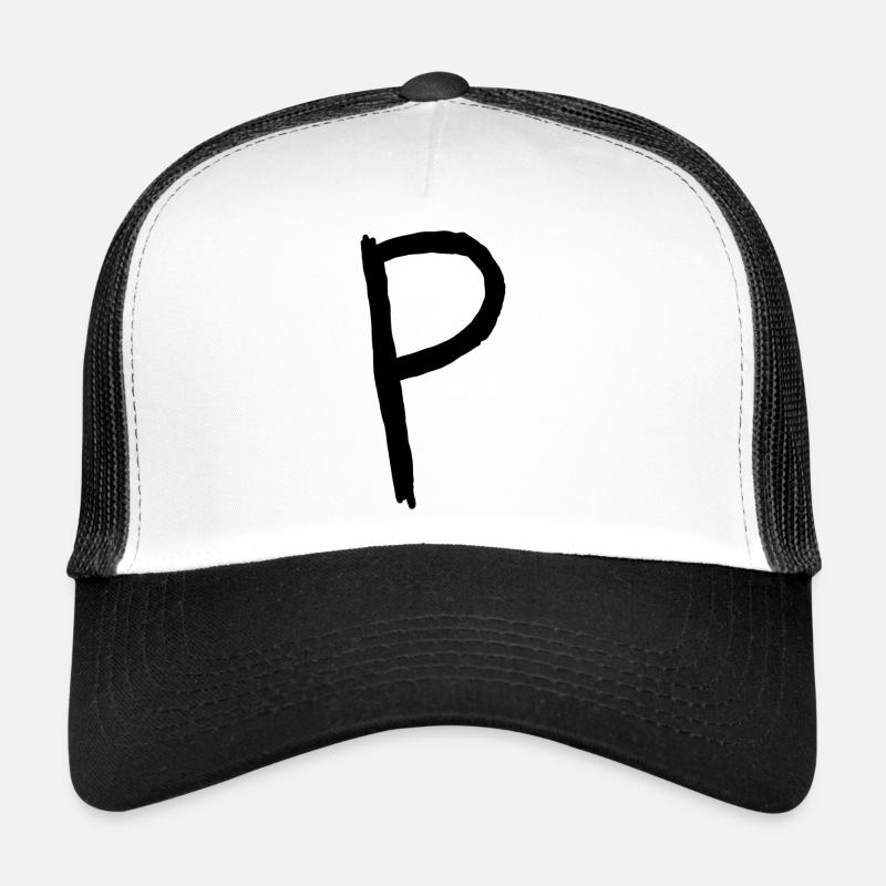 Buchstaben P Trucker Cap