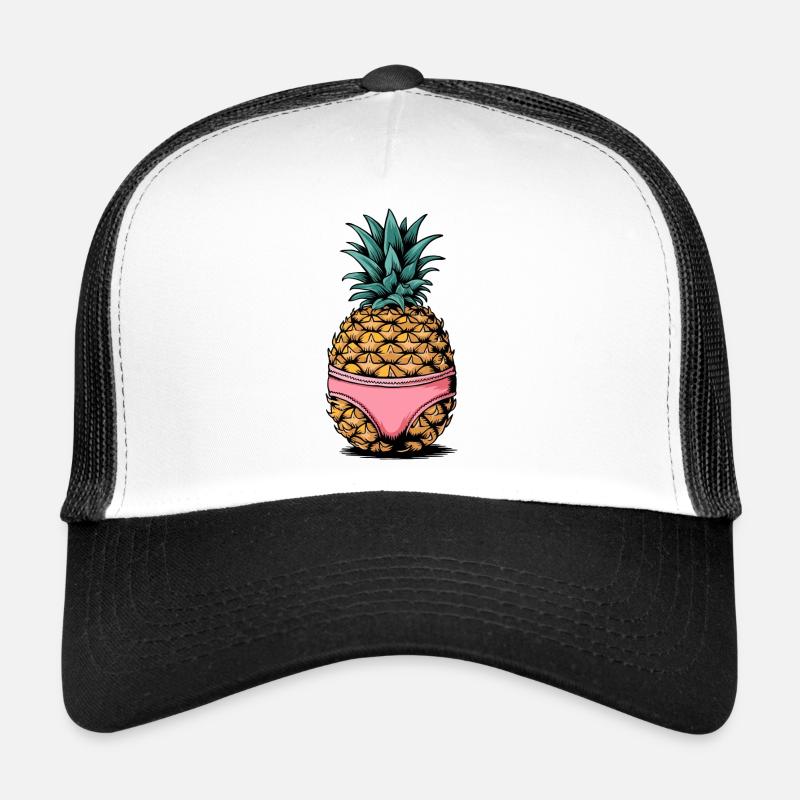 Ananas en rose Casquette trucker 