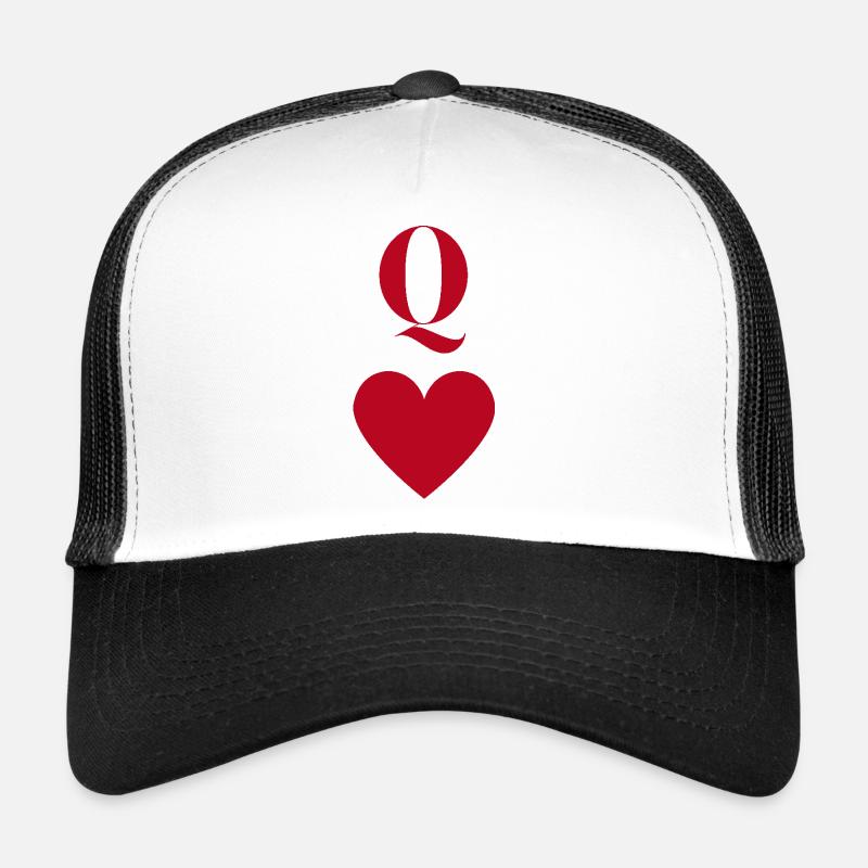 Queen - Trucker Cap - white/black