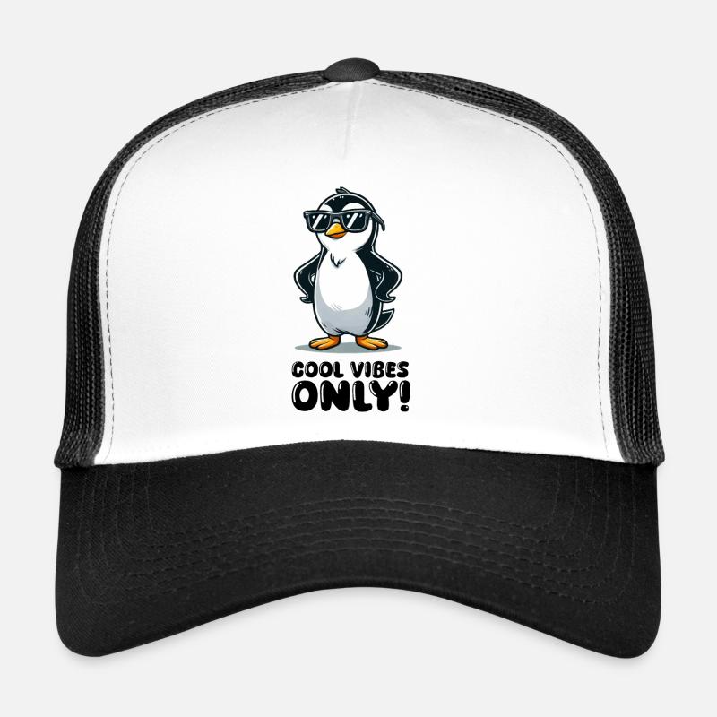Pingouin Bande Dessinée Cool Casquette trucker 