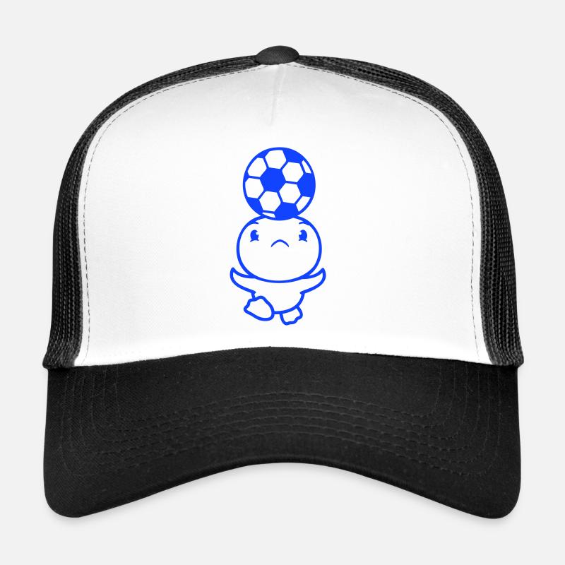 Duck Playing Soccer Header Ball Balancing Head Trucker Cap