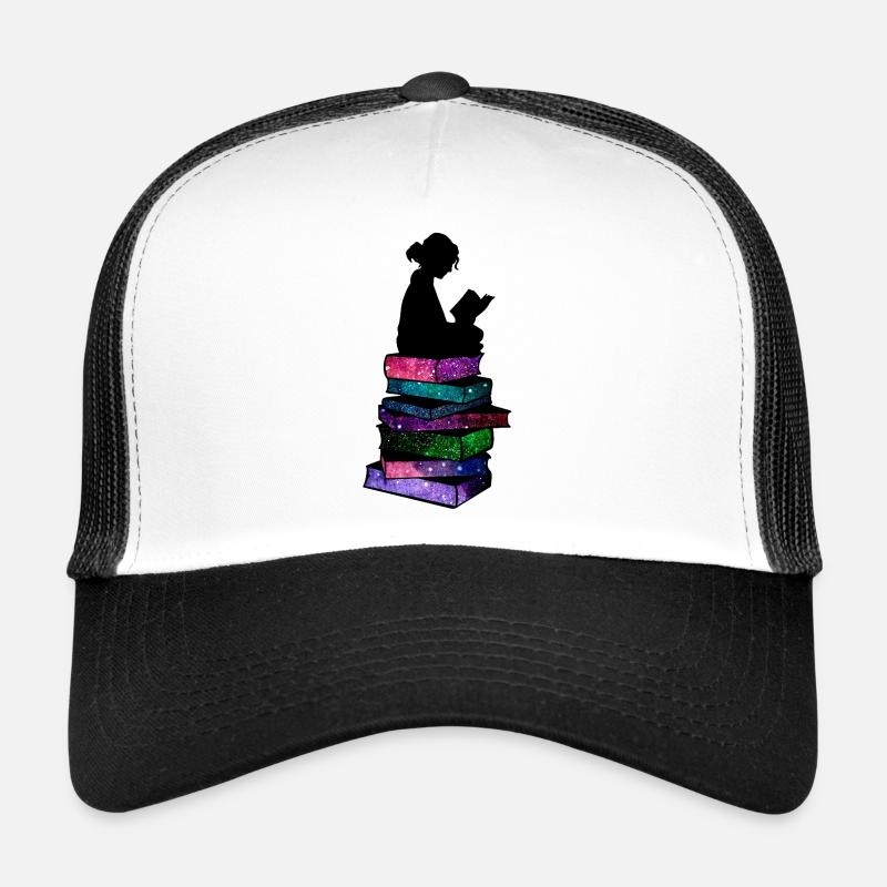 Kosmische Lesung - Trucker Cap - Weiß/Schwarz
