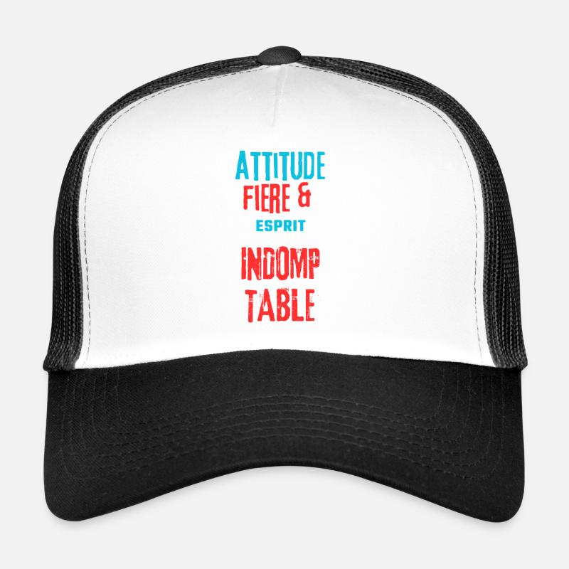 Proud and indomitable - Trucker Cap - white/black