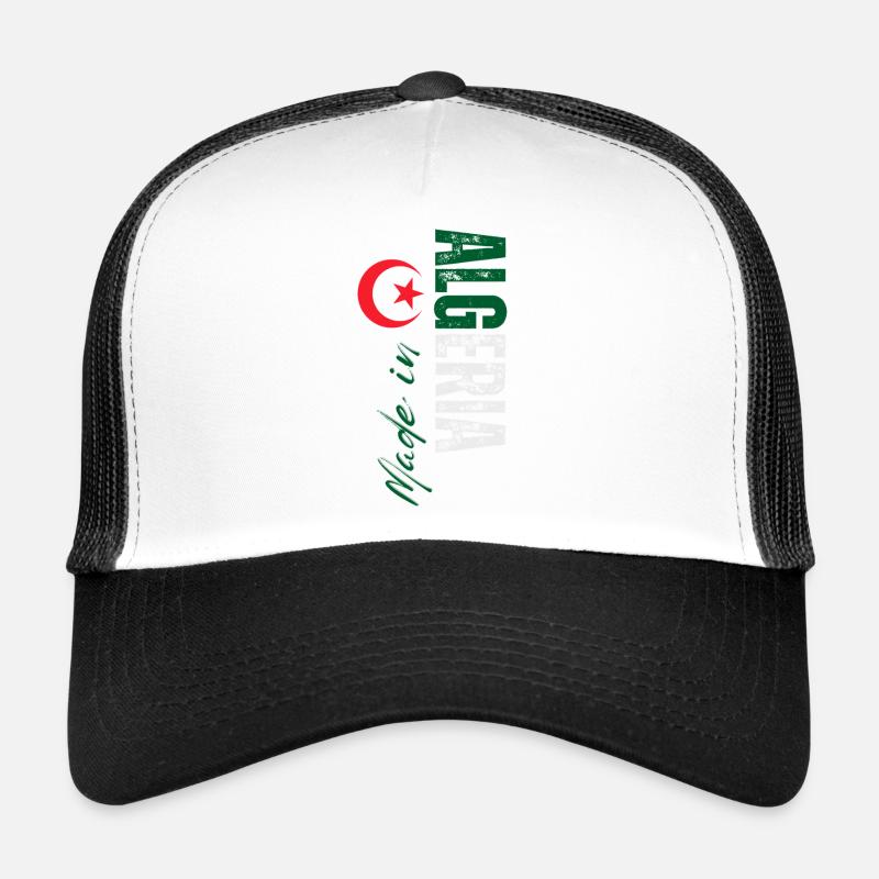 Fabriqué en Algérie, conception verticale Casquette trucker 