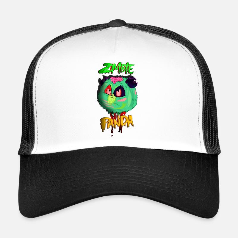 Zombie-Panda Trucker Cap