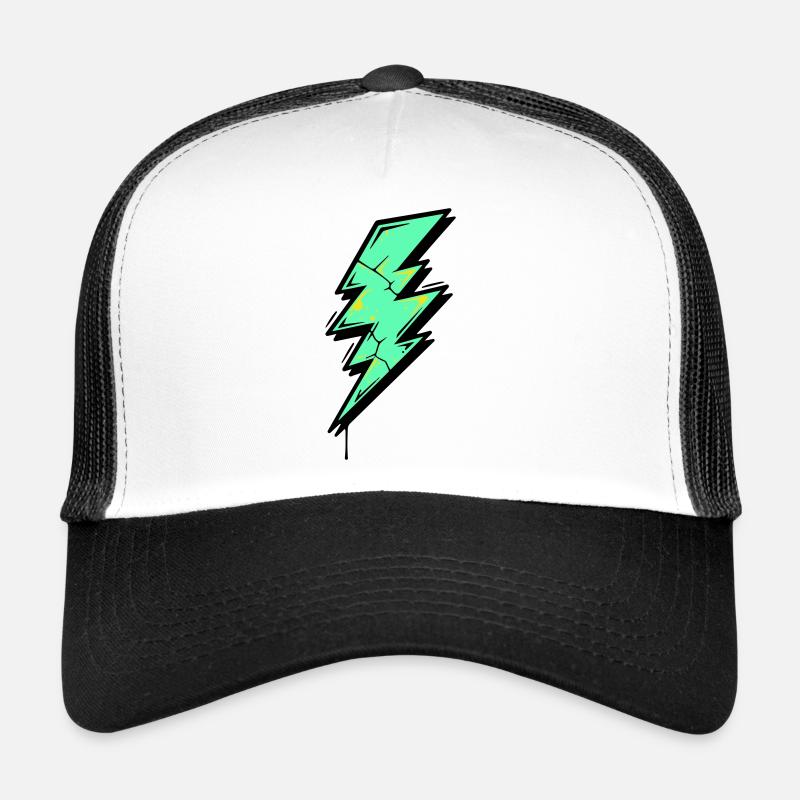 Style Éclair Éclair Abstrait Casquette trucker 
