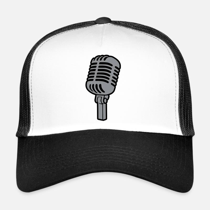 Microphone Singer Microphone Musician Music Trucker Cap