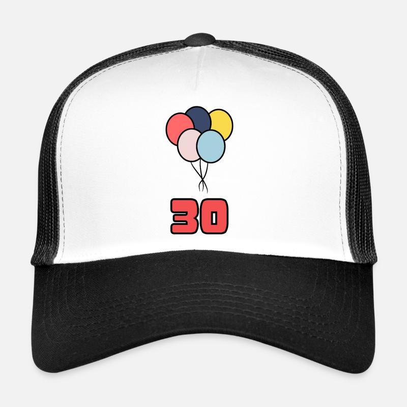 30. 30 ANS. 30e ANNIVERSAIRE. ANNIVERSAIRE 30 ANS. Casquette trucker 
