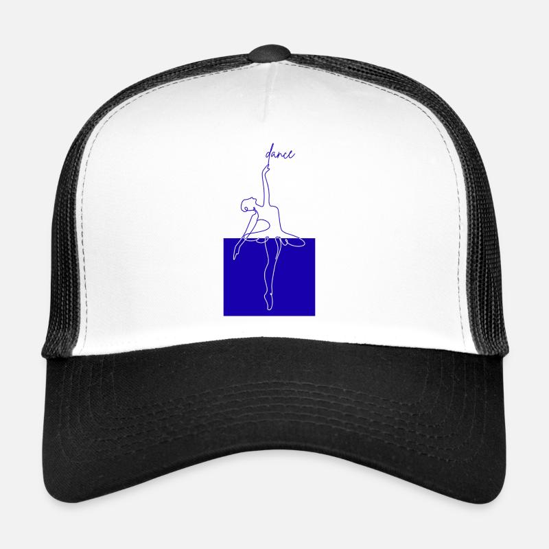 Blue Line Ballet Danse de forme minimale Casquette trucker 