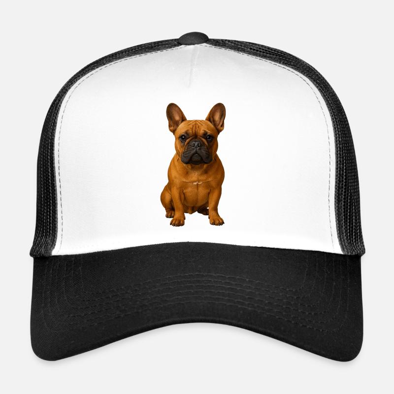 Frenchie Portrait Pose Puissante Casquette trucker 