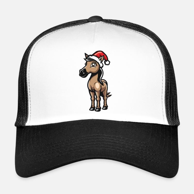 Cheval Noël Casquette trucker 