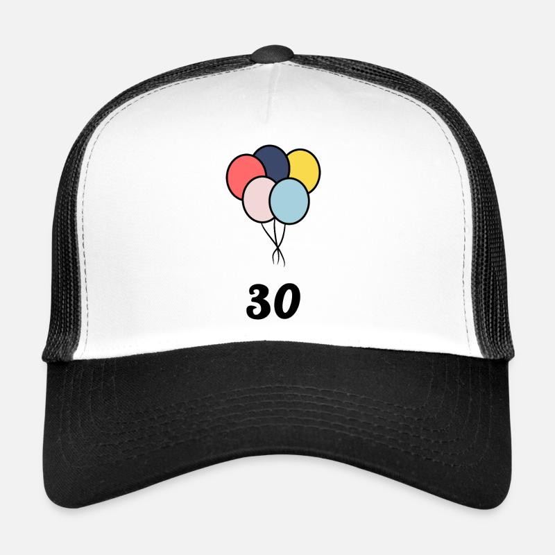 30. 30 ANS. 30e ANNIVERSAIRE. ANNIVERSAIRE 30 ANS. Casquette trucker 