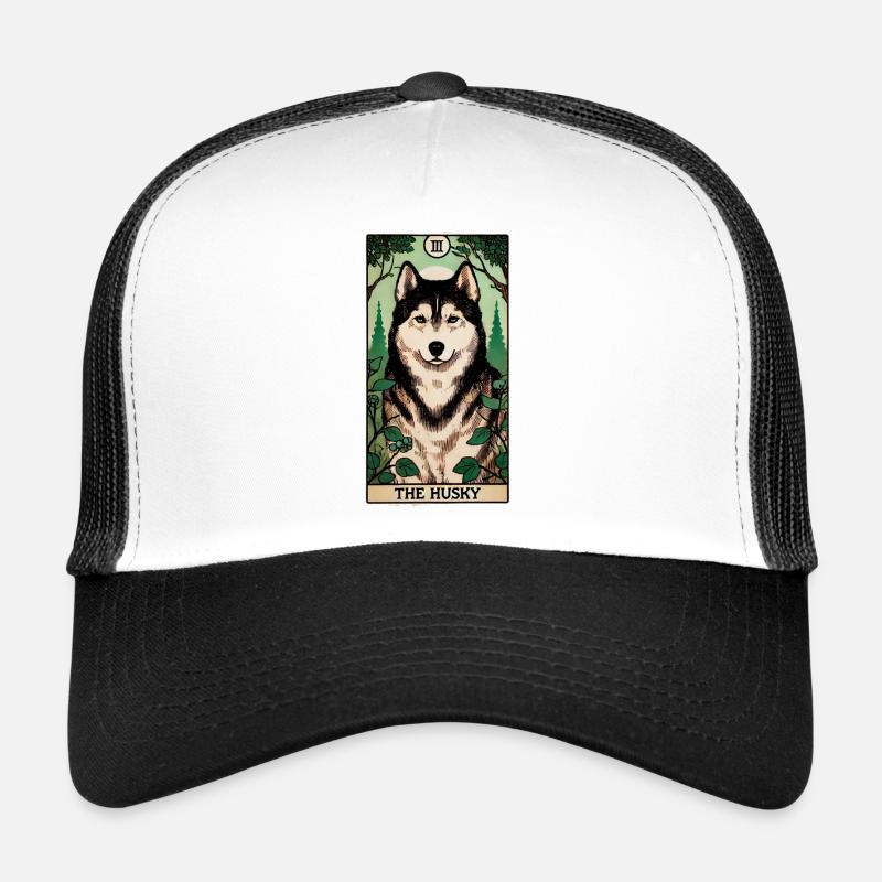 Carte de tarot Husky Forest Casquette trucker 
