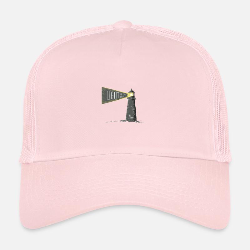 Lumière du monde Phare Christian Design Casquette trucker 