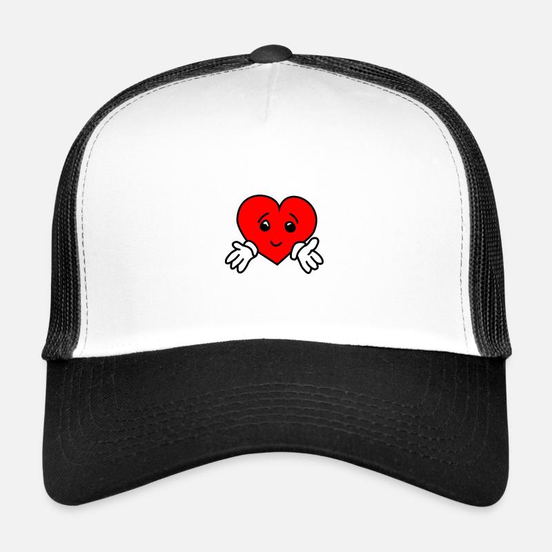 Coeur Câlin Doux Casquette trucker 