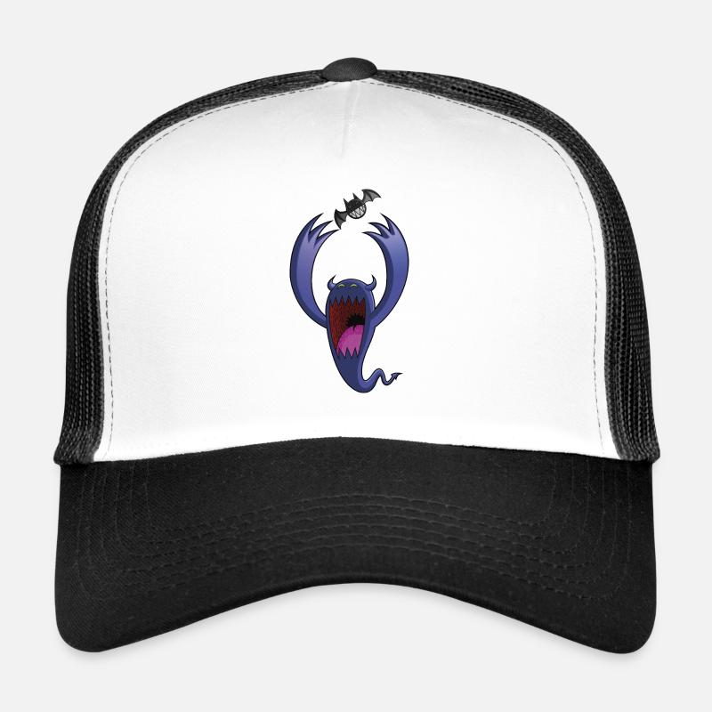 jouer - Casquette trucker  - blanc/noir